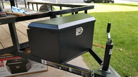 black steel trailer box tongue|harbor freight trailer tongue.